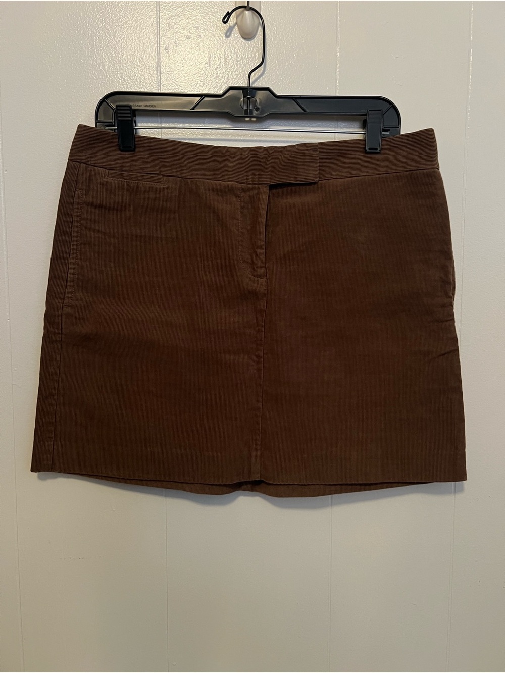J. Crew Factory Brown Corduroy Mini Skirt Size 8 Festival Boho Fall Winter